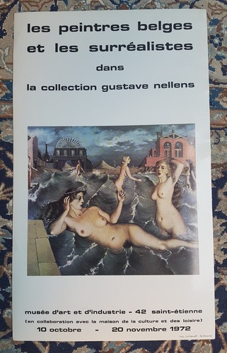 Affiche paul delvaux - affiche, les