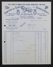 1937 REIMS Invoice Leathers &