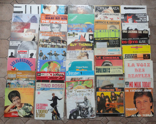 Lot disques vinyles - (9), de