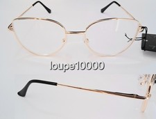 lunettes loupe de lecture en métal doré   réf RG21327A   N° 803