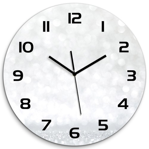 Tulup horloge murale verre - en,