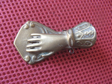 ++"541.4' Antique Brass Hand Shape Letter Ticket Mail Clip