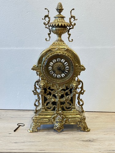 Pendule horloge bronze - pendule, en
