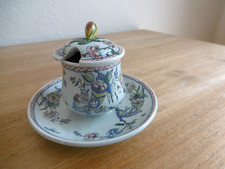 Moutardier faience gien - gien, decor