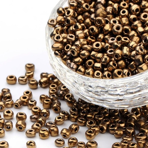 Lot 500 perles - de, rocaille
