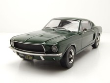 Ford MUSTANG Gt Fastback 1968 Vert Métallique Bullitt Modèle 1:18 KK Scale