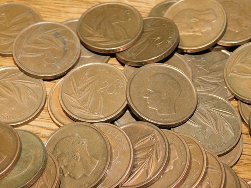 Lot pieces monnaie 20 - 65,