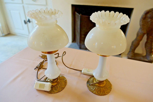Paire lampes chevets - paire, de