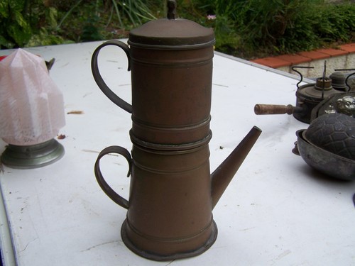 Ancienne cafetiere cuivre - ancienne,