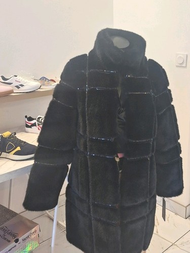 Manteau fausse fourrure - fausse,