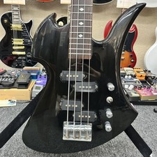 B.C.Rich Mockingbird Bass Black Electric Bass Guitar Shipping From Japan