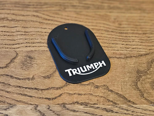 Platine bequille moto triumph - platine,