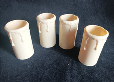 4 grosses bougies couleur