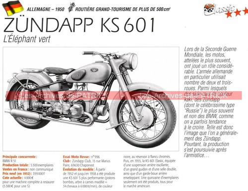 Zündapp 601 - 601, (