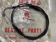 KAWASAKI NOS THROTTLE CABLE KE125 KS125  1974-79