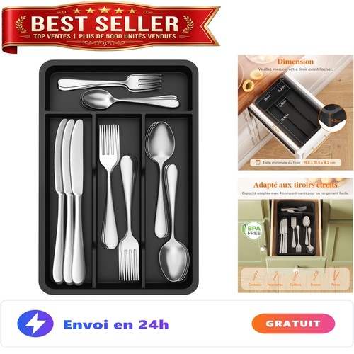 Range couverts tiroir lifewit - tiroir,