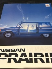 Nissan Prairie Car Sales Info Brochure Collectable From 1983