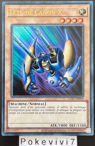 Carte tête de - carte, canon