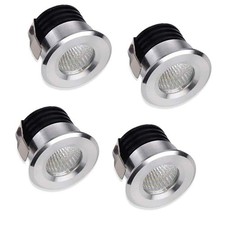 4 x Mini Spot LED Encastré Mini Projecteurs 3W LED Blanc Chaud Pour Vitrine S...