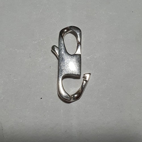 Fermoir mousqueton argent - en,