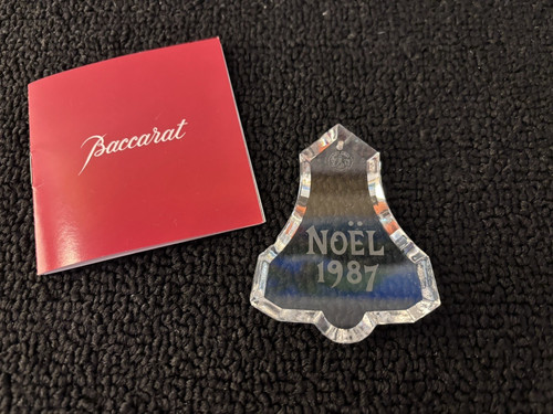 Déco noel 1987 cristal de - 1987, en