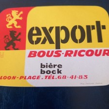 Ancienne étiquette bière