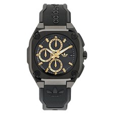 Adidas Originals Montre Noir Chronographe Unisexe City Tech Three Chrono