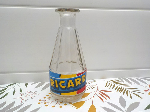 Carafe verre ricard - verre, couleur