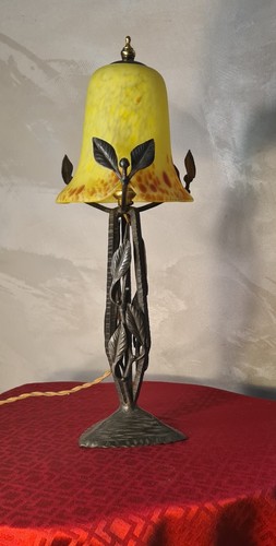 Lampe fer forgé - fer,