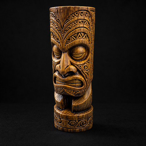 Totem tiki polynésien résine - tiki,