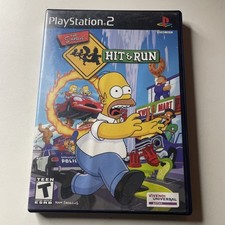 The Simpsons: Hit & Run (PlayStation 2, 2003) CIB w/Reg. Card - TESTED PS2