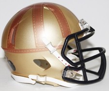 2018 Notre Dame Fighting Irish Custom Riddell Mini Helmet vs Navy - Knute Rockne