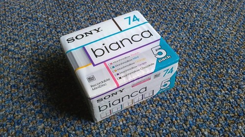 Minidisc sony bianca série - 5,