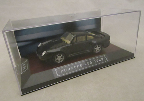 Voiture porsche 959 noire - 1/43,