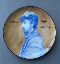 Plat en faïence de Creil