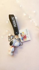 Cartoon Snoopy Dog Friends 3D Keychain Bag Purse Charm Keyring NWT Key Fob