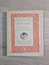 Titien - par Victor Basch - Librairie Française 1919 - 25 planches