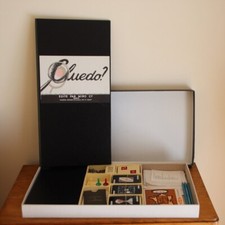 ANTIQUE CLUEDO BLACK CHOICE CARD REPLACEMENT MIRROR CHARACTERS ORIGINAL