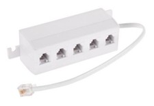 Séparateur Téléphonique 5 Sorties RJ11 Prise F F Téléphone Fax Modem PC