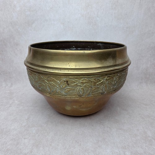 Cache pot laiton - laiton, décor