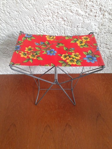 Ancien tabouret pliant siège