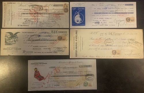 Lot timbres fiscaux - 5,