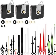 3 Pièces Mécanisme Mouvement d'Horloge, Quartz Silencieux Mecanisme Mouvements, 