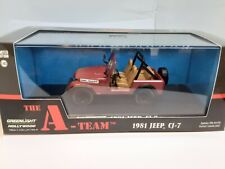 jeep cj 7 serie agence tous risque A_team 1981 greenligth 1/43