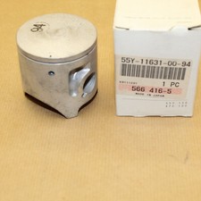 PISTON NU YZ 125 1983 et 1985 56mm COTE ORIGINE NEUF YAMAHA 55Y-11631-00-94