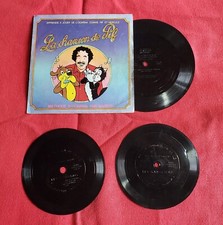 PIF & HERCULES - SET OF 3 FLEXIBLE VINYL RECORDS - GOOD CONDITION