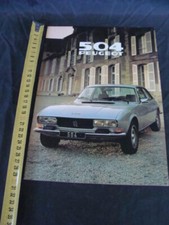 Peugeot 504 Coupe Cabriolet Pininfarina Brochure
