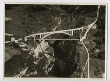 Pont de la Caille and Pont Caquot, aerial view c. 1935 - Antique Photograph