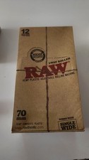 Raw Hemp Plastic 2 Way Adjustable 70mm Rolling Machine Box Of 12