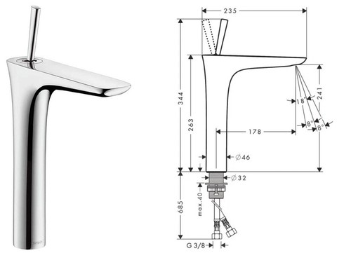 Hansgrohe puravida 240 - hansgrohe,